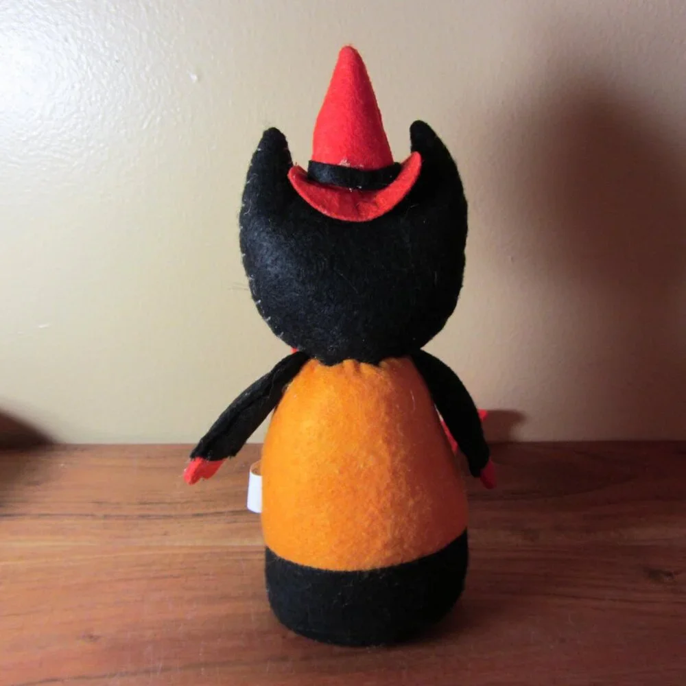 plush target 2017 halloween black cat shelf sitter (W4035)